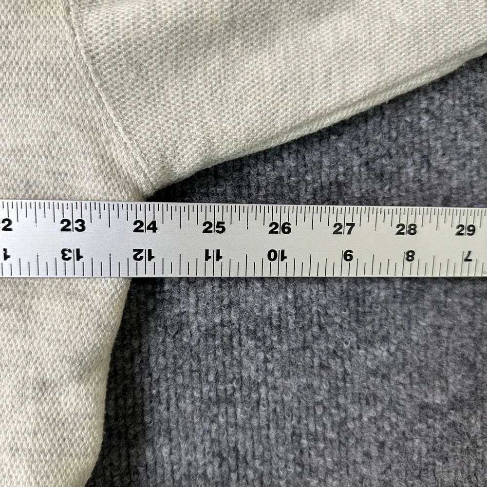 Lee Sport Sweatshirt Mens Size M Brown Color Block Golf Embroidered Quarter Zip